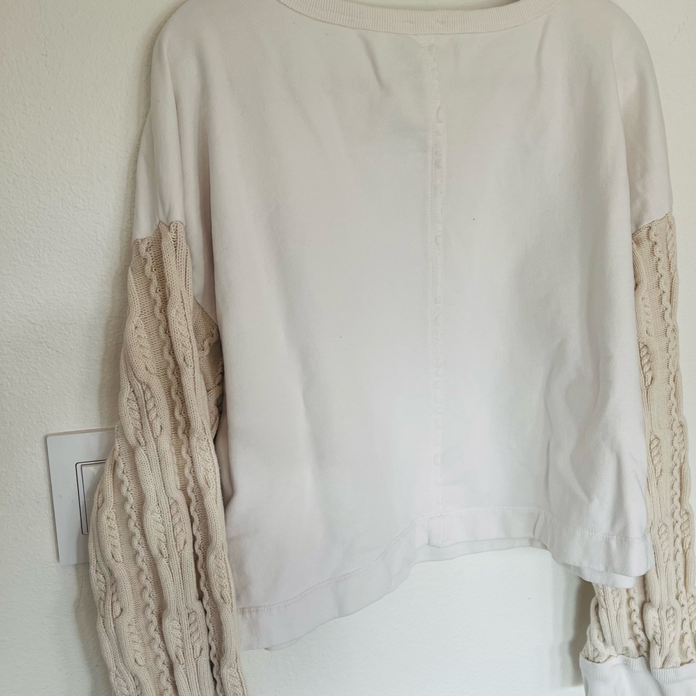 Pilcro Sweater Sleeve Blouse - Picture 4 of 6